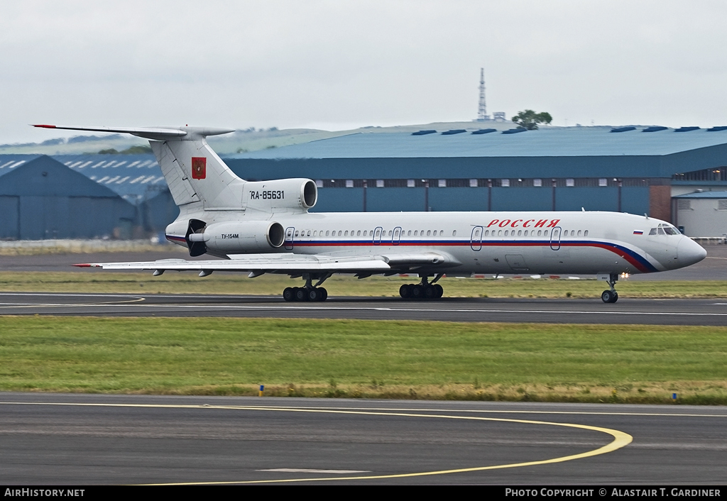 Aircraft Photo of RA-85631 | Tupolev Tu-154M | Rossiya - Special Flight Detachment | AirHistory.net #41658