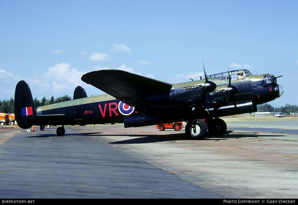 Aircraft Photo of C-GVRA / KB726 | Avro 683 Lancaster B10 | Canadian Warplane Heritage | UK - Air Force | AirHistory.net #41665