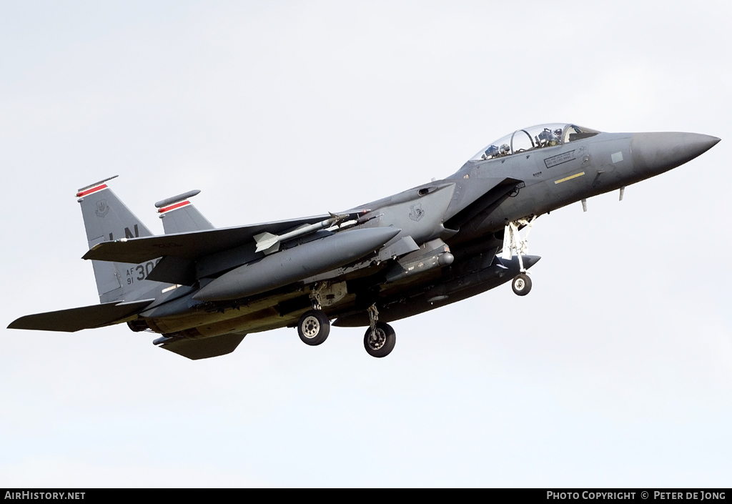 Aircraft Photo of 91-0309 / AF91-309 | McDonnell Douglas F-15E Strike Eagle | USA - Air Force | AirHistory.net #41669