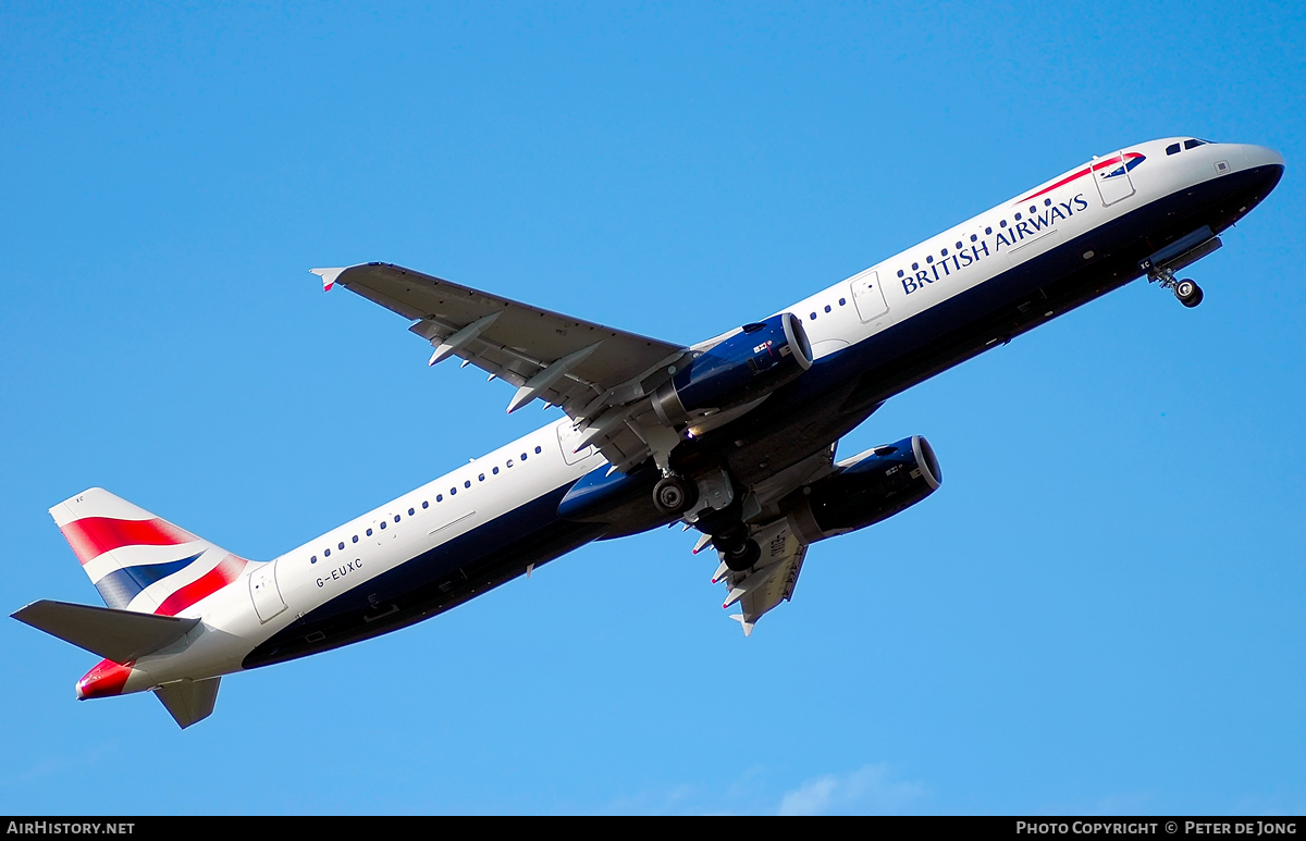 Aircraft Photo of G-EUXC | Airbus A321-231 | British Airways | AirHistory.net #41673