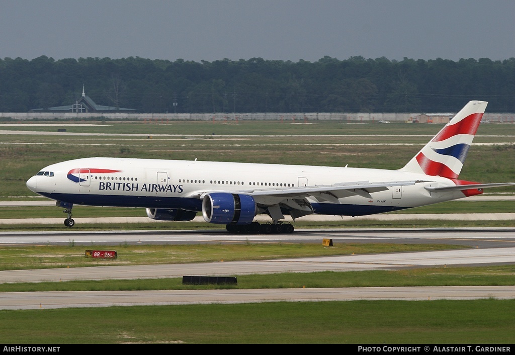 Aircraft Photo of G-VIIF | Boeing 777-236/ER | British Airways | AirHistory.net #41697