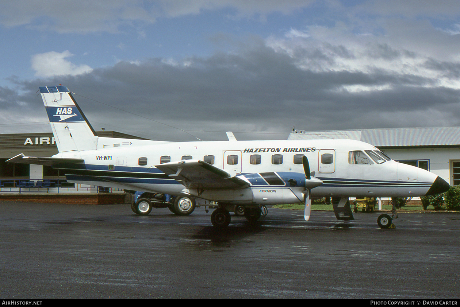 Aircraft Photo of VH-WPI | Embraer EMB-110P1 Bandeirante | Hazelton Airlines | AirHistory.net #41706
