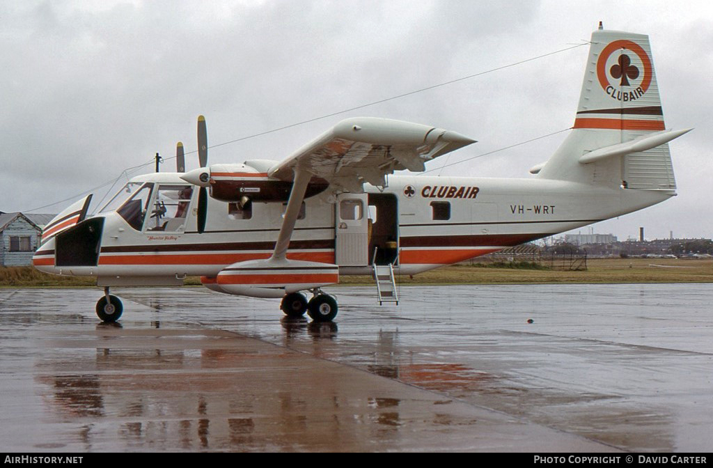 Aircraft Photo of VH-WRT | GAF N-22B Nomad | Clubair | AirHistory.net #41741
