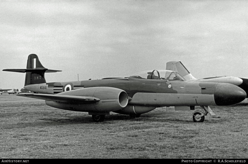 Aircraft Photo of WS841 | Gloster Meteor NF14 | UK - Air Force | AirHistory.net #41750