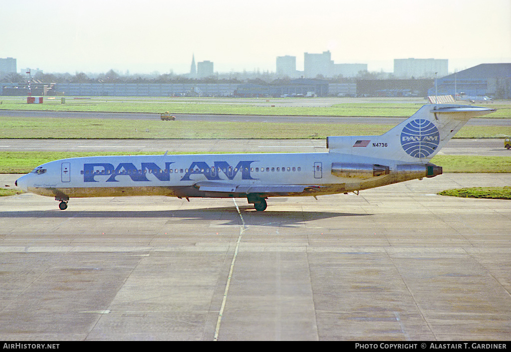 Aircraft Photo of N4736 | Boeing 727-235 | Pan American World Airways - Pan Am | AirHistory.net #41755