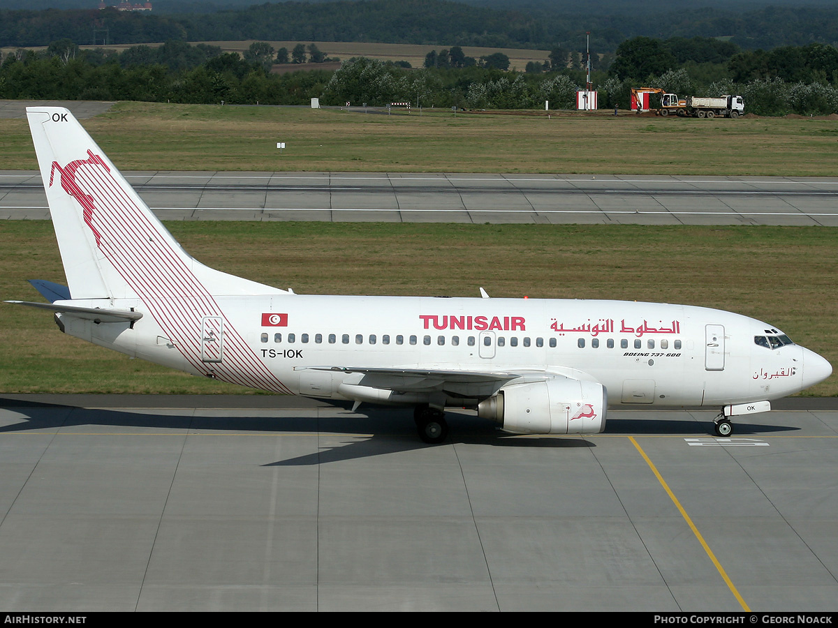Aircraft Photo of TS-IOK | Boeing 737-6H3 | Tunisair | AirHistory.net #41770