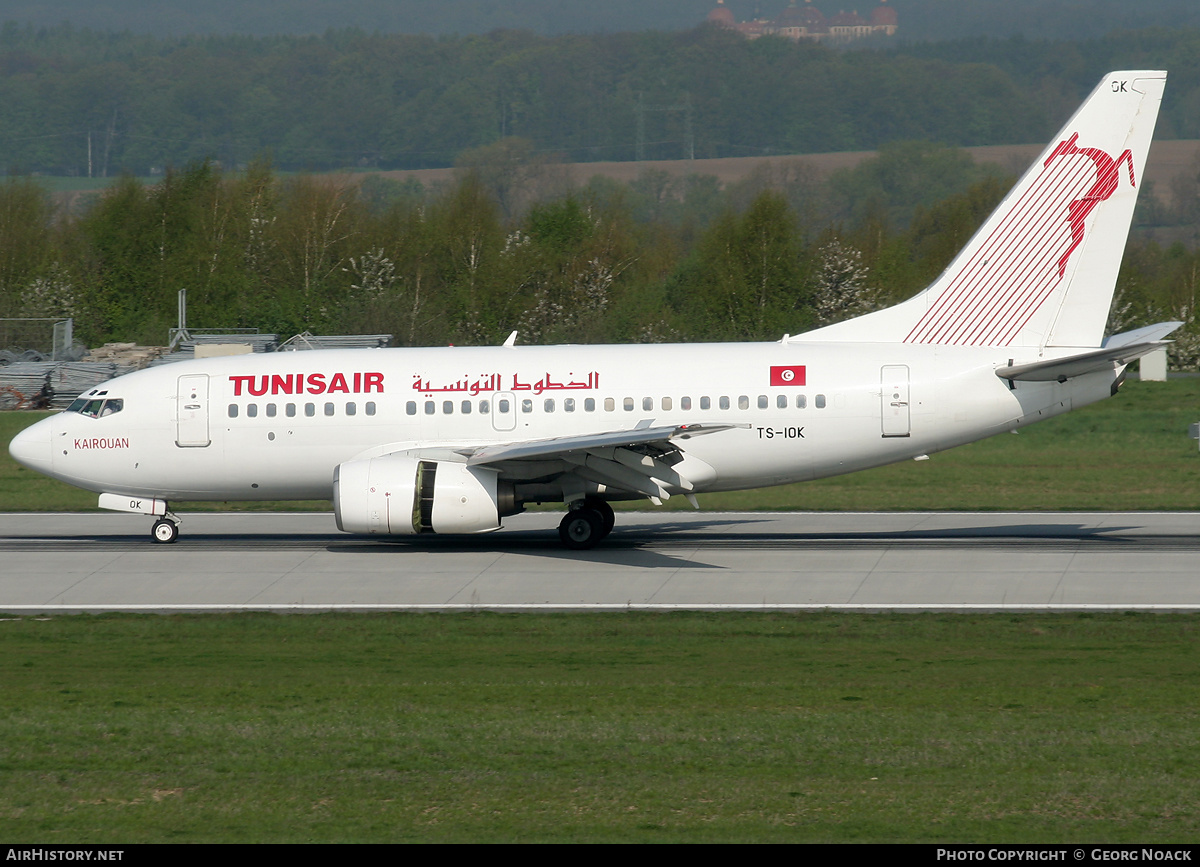 Aircraft Photo of TS-IOK | Boeing 737-6H3 | Tunisair | AirHistory.net #41772