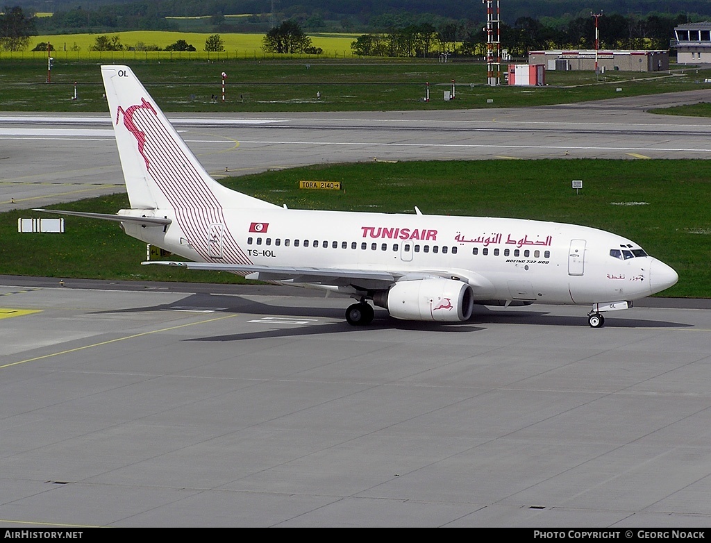 Aircraft Photo of TS-IOL | Boeing 737-6H3 | Tunisair | AirHistory.net #41773