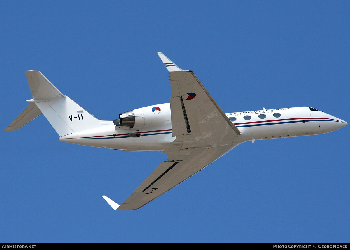 Aircraft Photo of V-11 | Gulfstream Aerospace G-IV Gulfstream IV | Netherlands - Air Force | AirHistory.net #41781