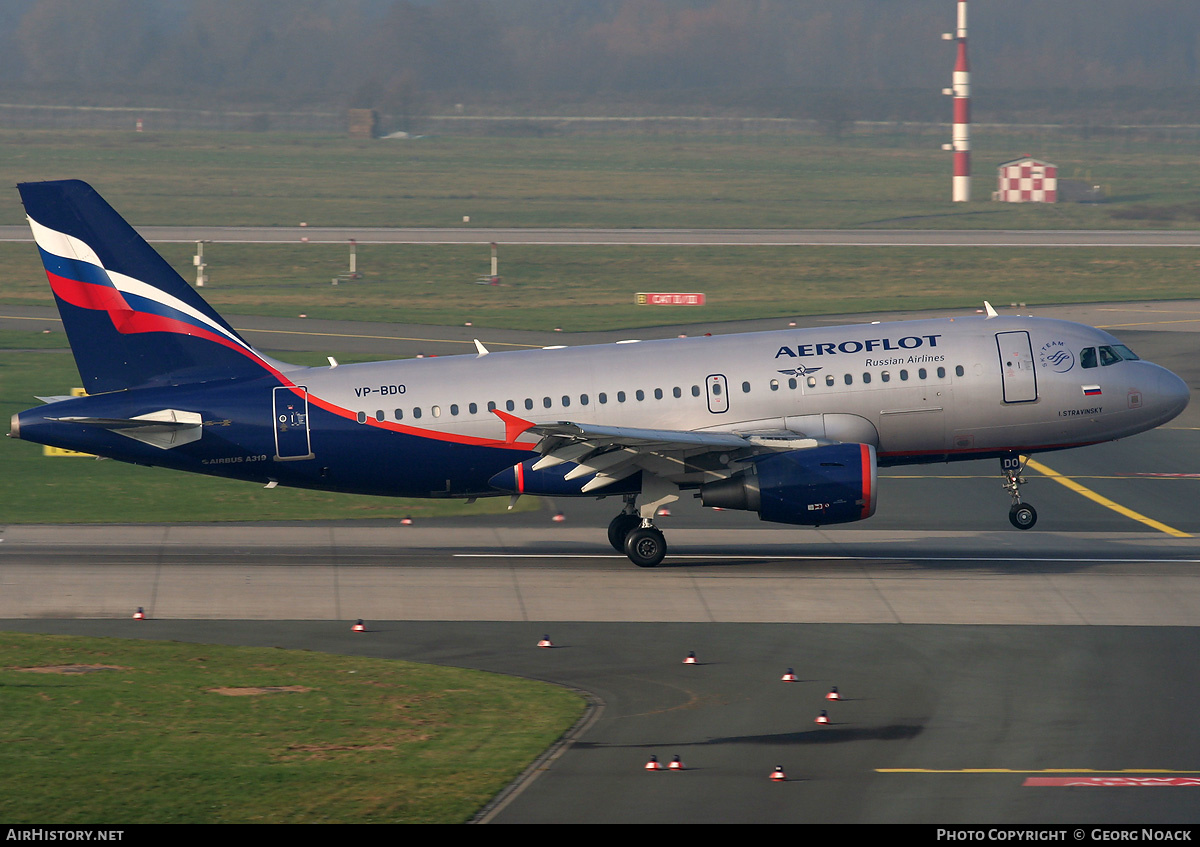 Aircraft Photo of VP-BDO | Airbus A319-111 | Aeroflot - Russian Airlines | AirHistory.net #41784