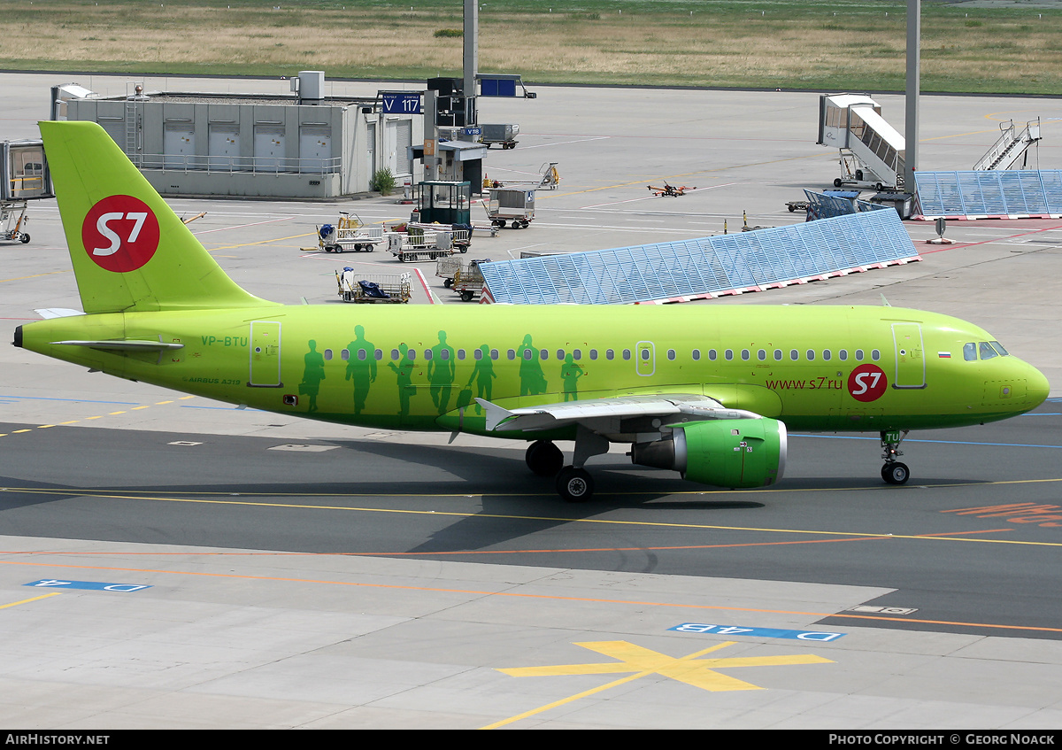 Aircraft Photo of VP-BTU | Airbus A319-114 | S7 Airlines | AirHistory.net #41791