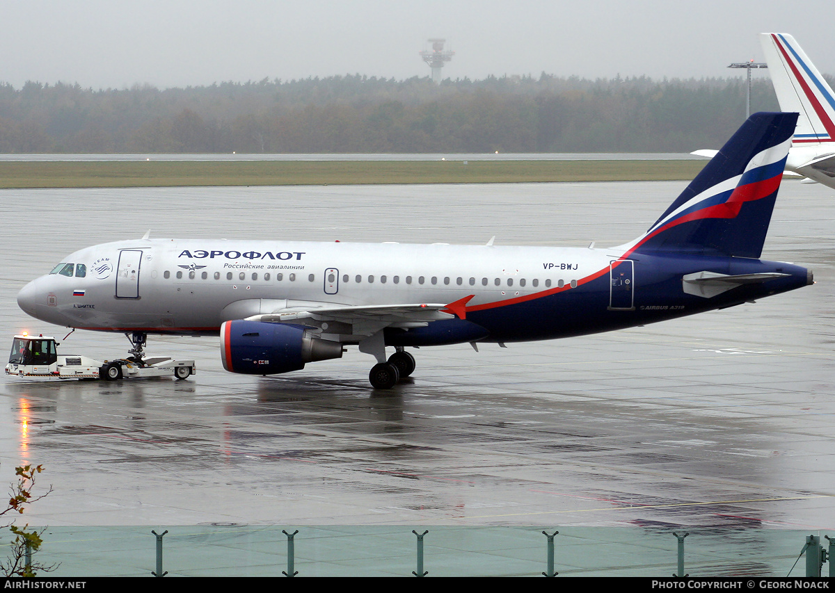 Aircraft Photo of VP-BWJ | Airbus A319-111 | Aeroflot - Russian Airlines | AirHistory.net #41794