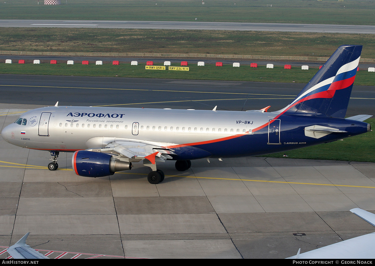 Aircraft Photo of VP-BWJ | Airbus A319-111 | Aeroflot - Russian Airlines | AirHistory.net #41795