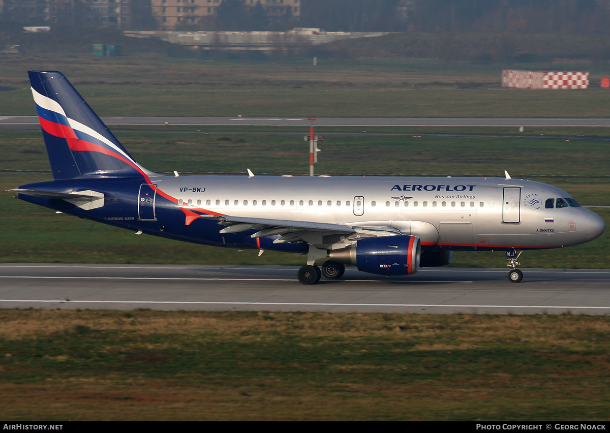 Aircraft Photo of VP-BWJ | Airbus A319-111 | Aeroflot - Russian Airlines | AirHistory.net #41796