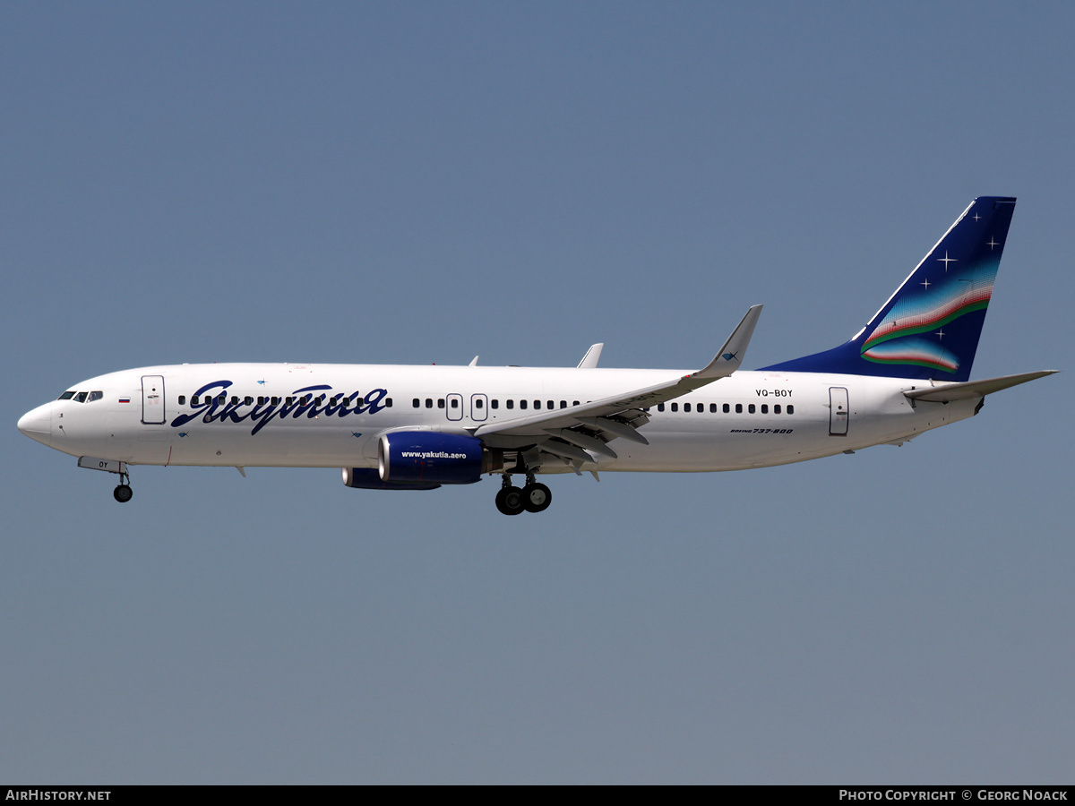 Aircraft Photo of VQ-BOY | Boeing 737-85F | Yakutia Airlines | AirHistory.net #41808