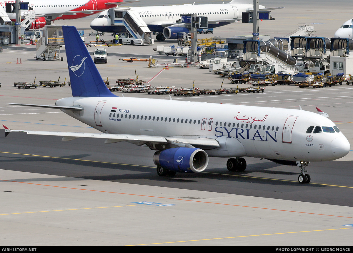 Aircraft Photo of YK-AKE | Airbus A320-232 | Syrian Air | AirHistory.net #41817