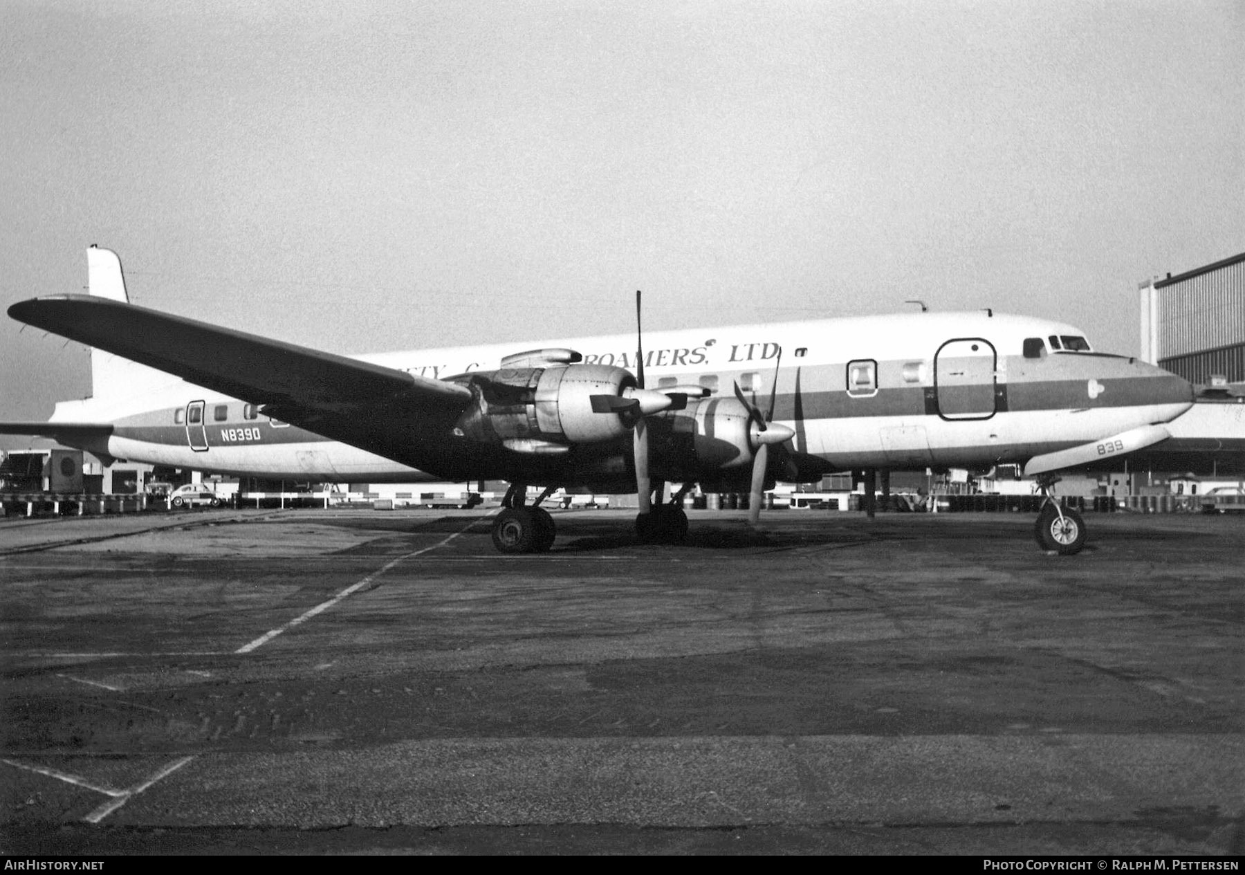 Aircraft Photo of N839D | Douglas DC-7B | Sky Roamers Travel Club | AirHistory.net #41833