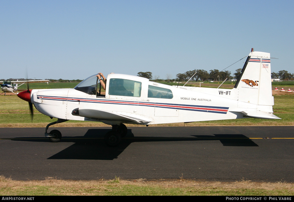 Aircraft Photo of VH-IFT | Grumman American AA-5B Tiger | Mobile One Australia | AirHistory.net #41853