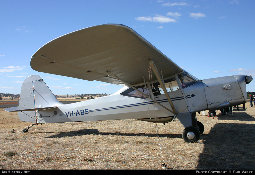 Aircraft Photo of VH-ABS | Auster J-1B Aiglet | AirHistory.net #41855