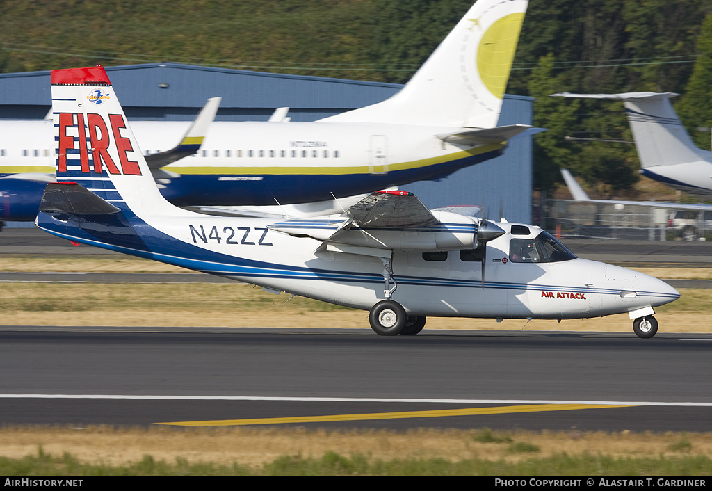 Aircraft Photo of N42ZZ | Rockwell 500S Shrike Commander | Air Attack | AirHistory.net #41879