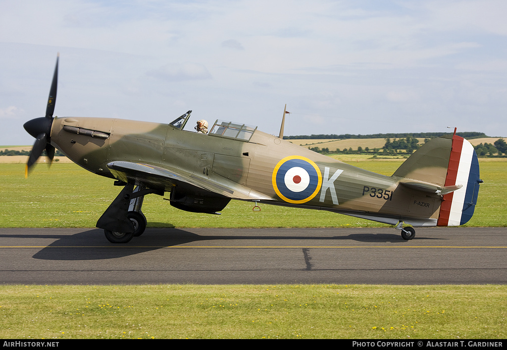 Aircraft Photo of F-AZXR / P3351 | Hawker Hurricane Mk2A | UK - Air Force | AirHistory.net #41907