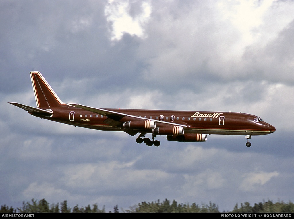 Aircraft Photo of N1809E | McDonnell Douglas DC-8-62 | Braniff International Airways | AirHistory.net #41919