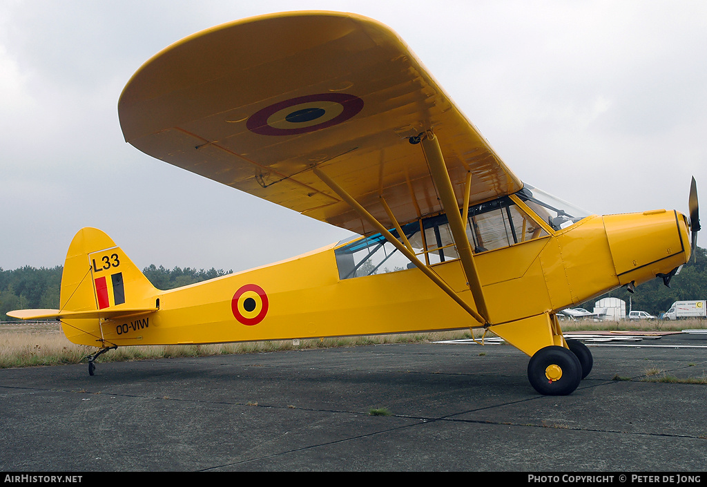 Aircraft Photo of OO-VIW / L33 | Piper L-18C Super Cub (PA-18-95) | Belgium - Air Force | AirHistory.net