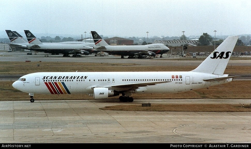Aircraft Photo of OY-KDH | Boeing 767-383/ER | Scandinavian Airlines - SAS | AirHistory.net #41941