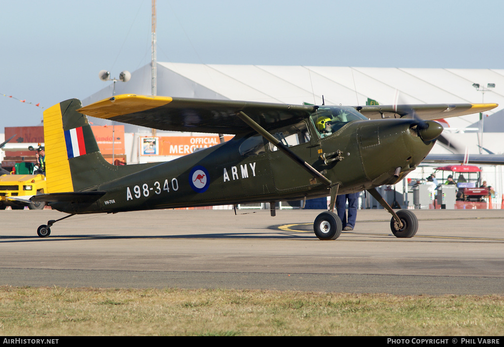 Aircraft Photo of VH-TVA / A98-340 | Cessna 180A | Australia - Army | AirHistory.net #41953
