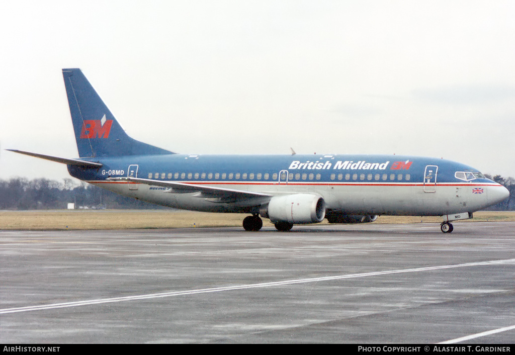 Aircraft Photo of G-OBMD | Boeing 737-33A | British Midland Airways - BMA | AirHistory.net #41954