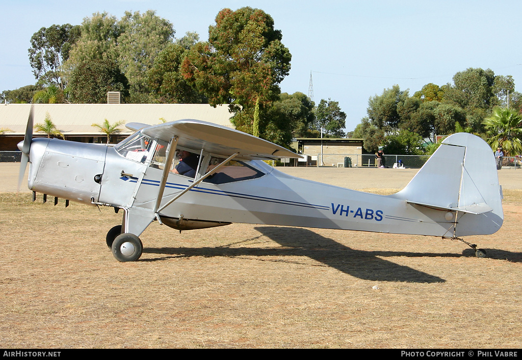 Aircraft Photo of VH-ABS | Auster J-1B Aiglet | AirHistory.net #41971
