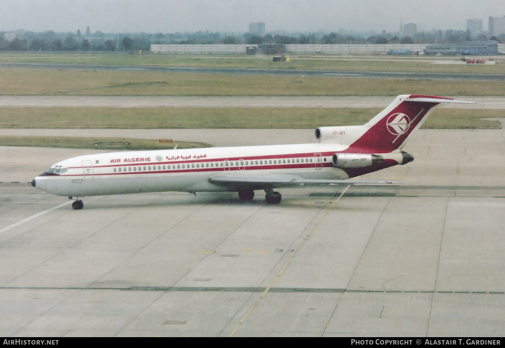 Aircraft Photo of 7T-VEV | Boeing 727-2D6/Adv | Air Algérie | AirHistory.net #41998