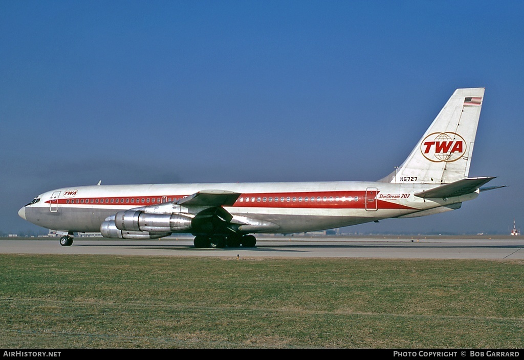 Aircraft Photo of N6727 | Boeing 707-131B | Trans World Airlines - TWA | AirHistory.net #42015