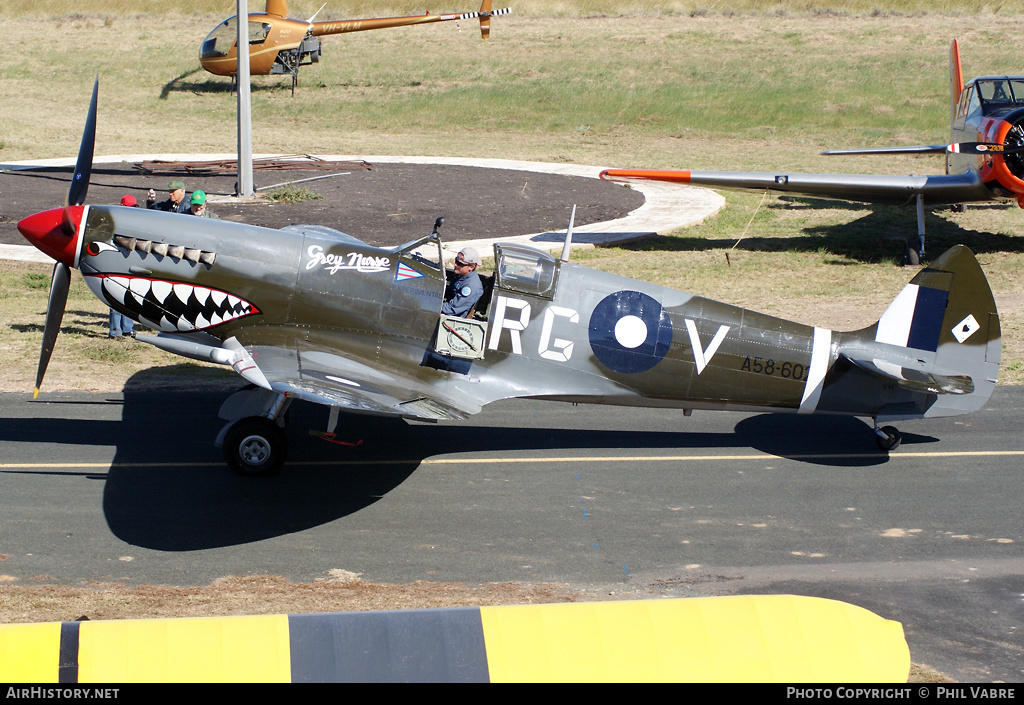 Aircraft Photo of VH-HET / A58-602 | Supermarine 359 Spitfire HF8C | Australia - Air Force | AirHistory.net #42028