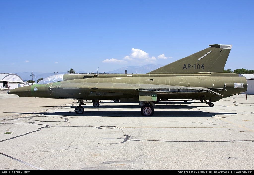 Aircraft Photo of N106XD | Saab RF-35 Draken | AirHistory.net #42076