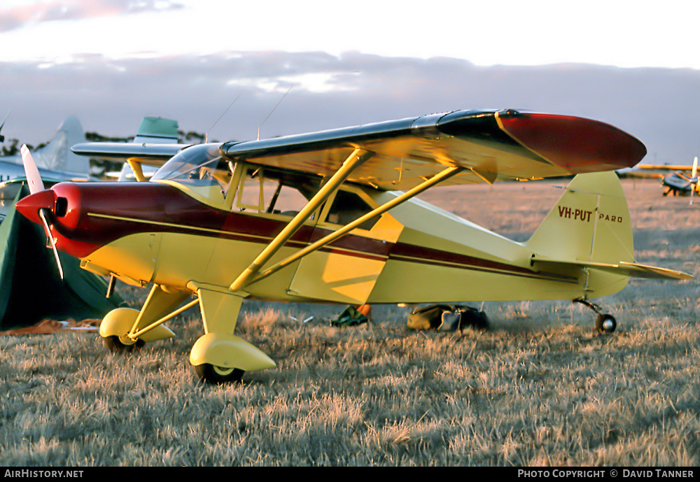 Aircraft Photo of VH-PUT | Piper PA-22/20-160 Pacer | AirHistory.net #42079