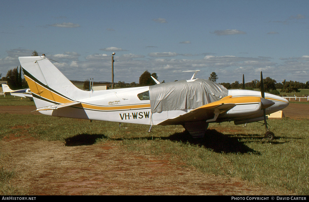 Aircraft Photo of VH-WSW | Beech C55 Baron (95-C55) | AirHistory.net #42085