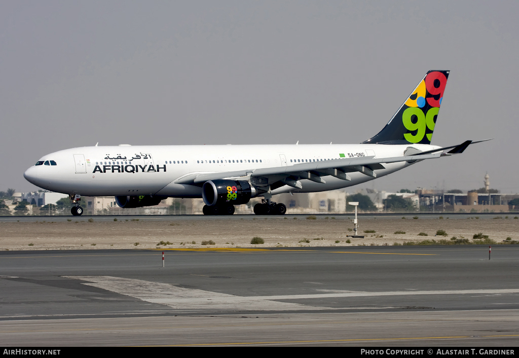 Aircraft Photo of 5A-ONG | Airbus A330-202 | Afriqiyah Airways | AirHistory.net #42095