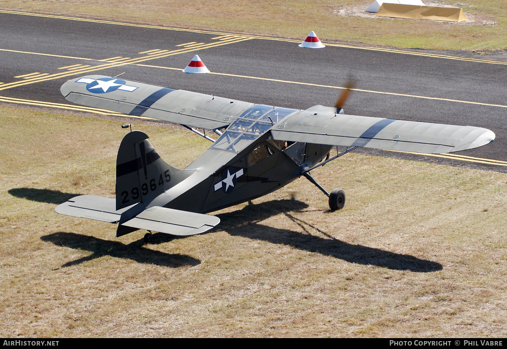 Aircraft Photo of VH-CRO / 299645 | Stinson L-5B Sentinel | USA - Air Force | AirHistory.net #42097