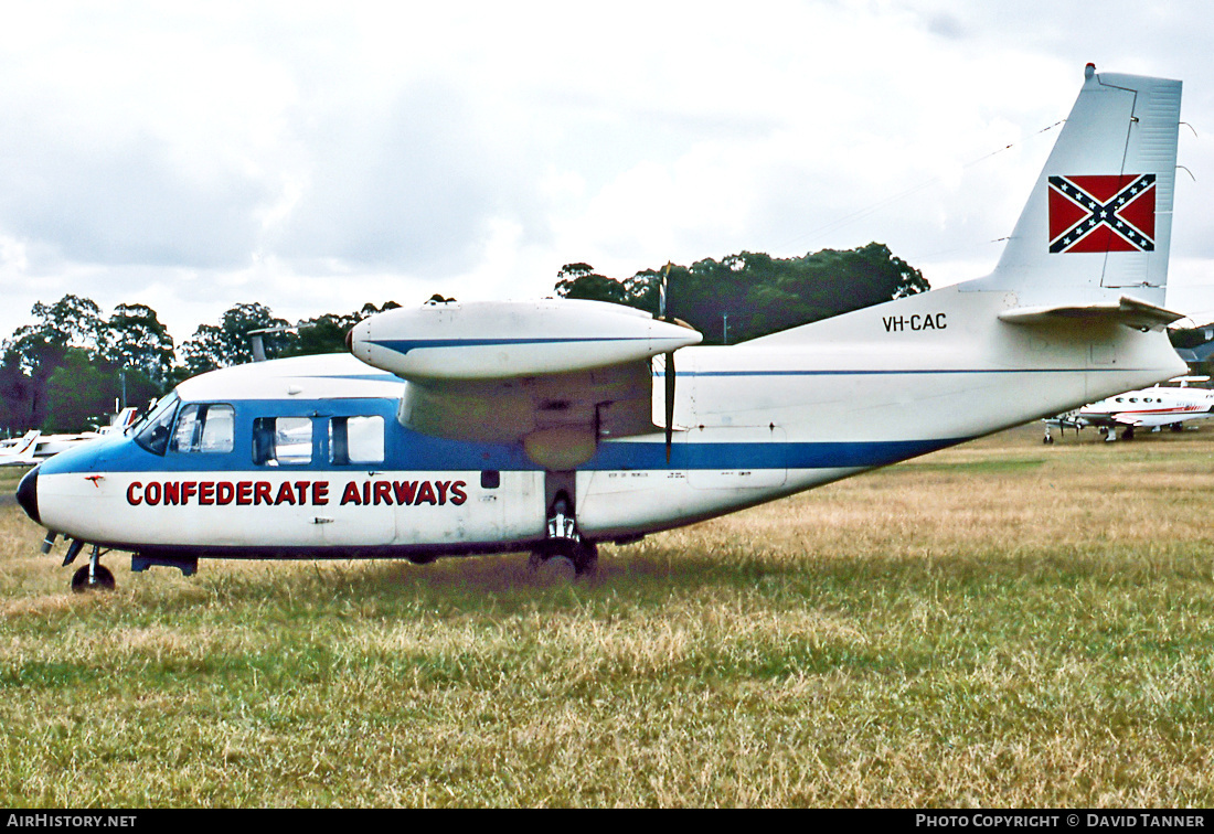 Aircraft Photo of VH-CAC | Piaggio P-166 | Confederate Airways | AirHistory.net #42114