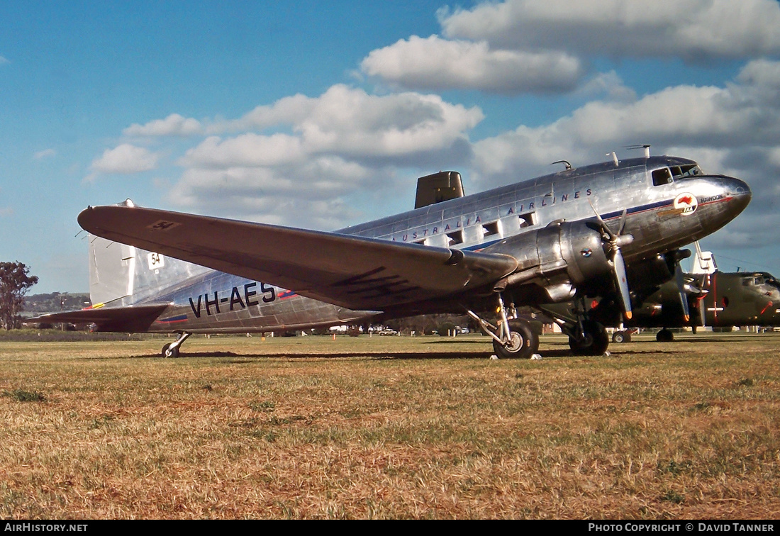 Aircraft Photo of VH-AES | Douglas DC-3(C) | Hawdon Operations | Trans-Australia Airlines - TAA | AirHistory.net #42130