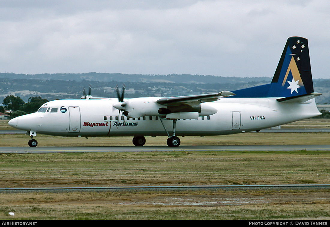 Aircraft Photo of VH-FNA | Fokker 50 | Skywest Airlines | AirHistory.net