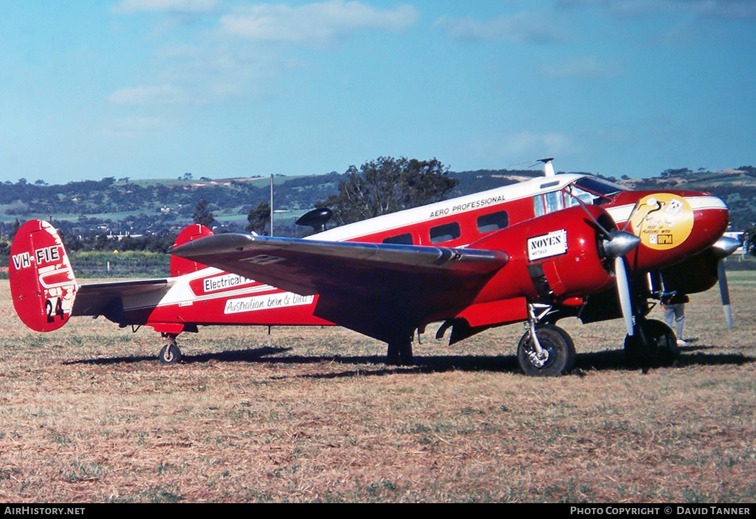 Aircraft Photo of VH-FIE | Beech D18S | Aero Professional | AirHistory.net #42174