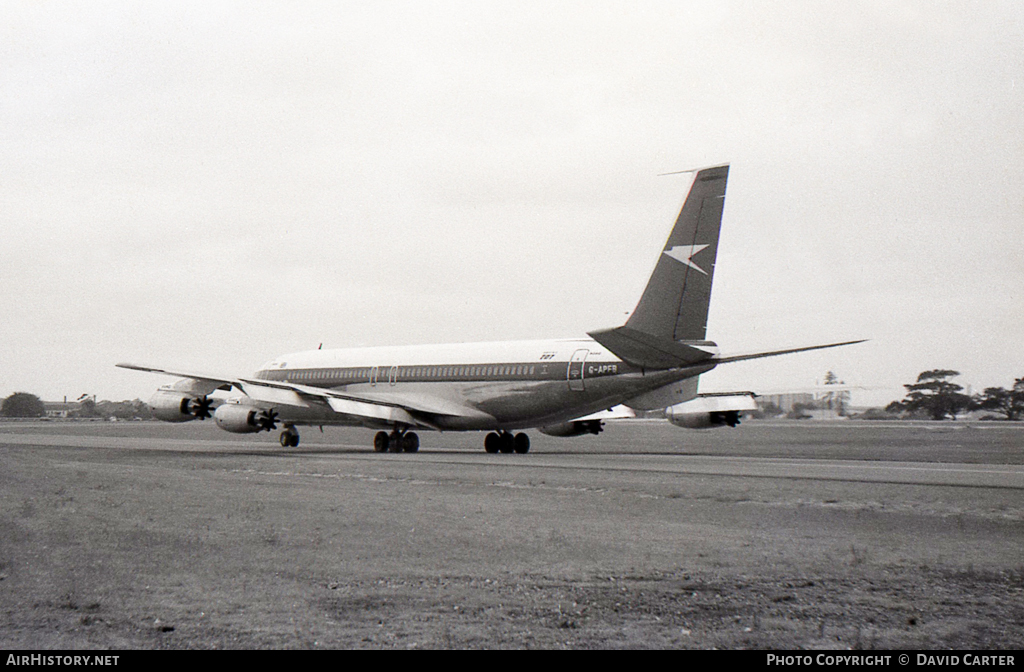 Aircraft Photo of G-APFB | Boeing 707-436 | BOAC - British Overseas Airways Corporation | AirHistory.net #42204