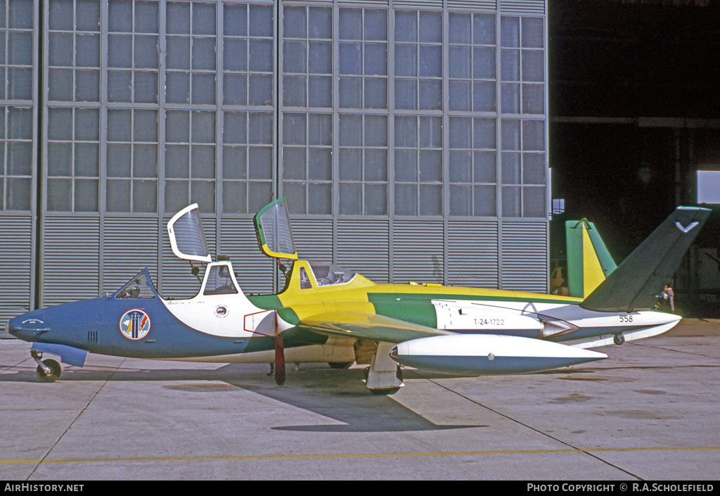 Aircraft Photo of 1722 | Fouga T-24 Magister (CM-170R) | Brazil - Air Force | AirHistory.net #42214
