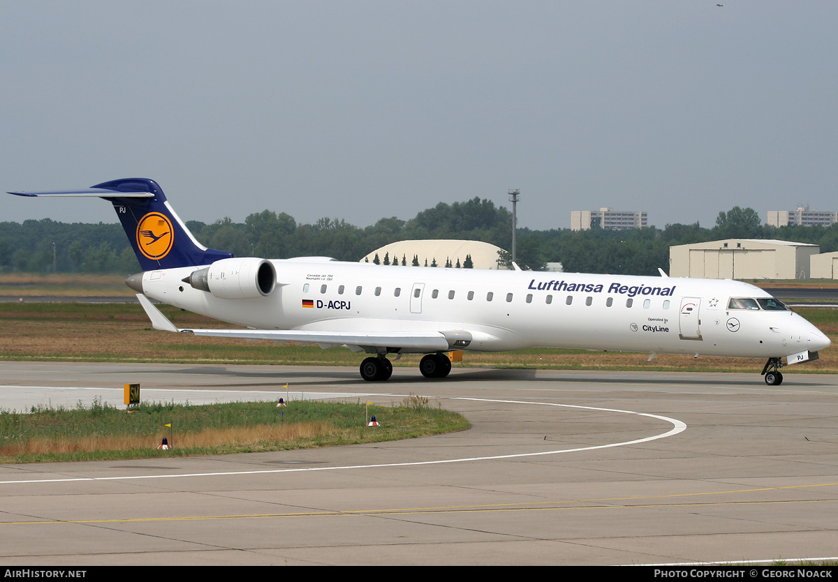 Aircraft Photo of D-ACPJ | Bombardier CRJ-701ER (CL-600-2C10) | Lufthansa Regional | AirHistory.net #42228