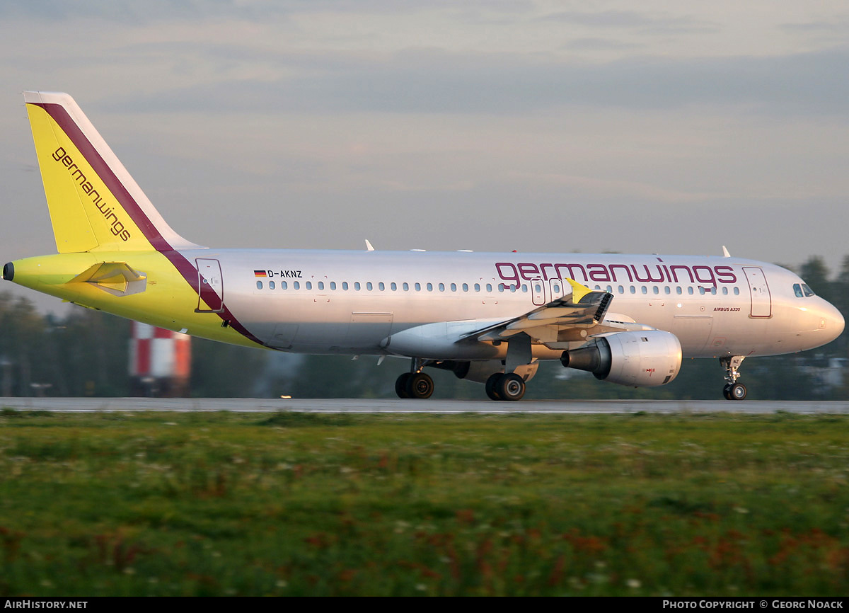 Aircraft Photo of D-AKNZ | Airbus A320-212 | Germanwings | AirHistory.net #42230