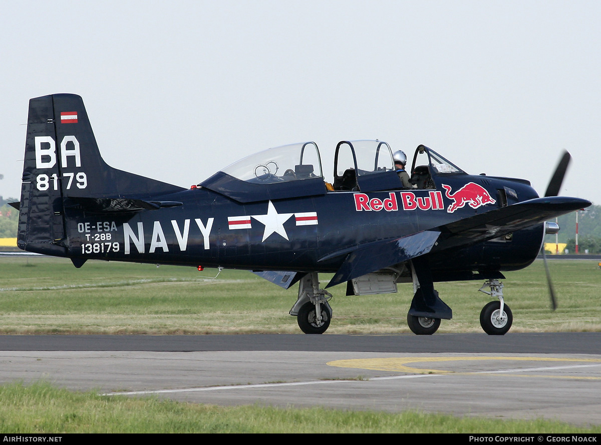 Aircraft Photo of OE-ESA / 138179 | North American T-28B Trojan | Red Bull | USA - Navy | AirHistory.net #42233