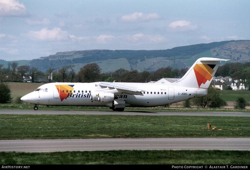 Aircraft Photo of G-JEBC | British Aerospace BAe-146-300 | British European | AirHistory.net #42242