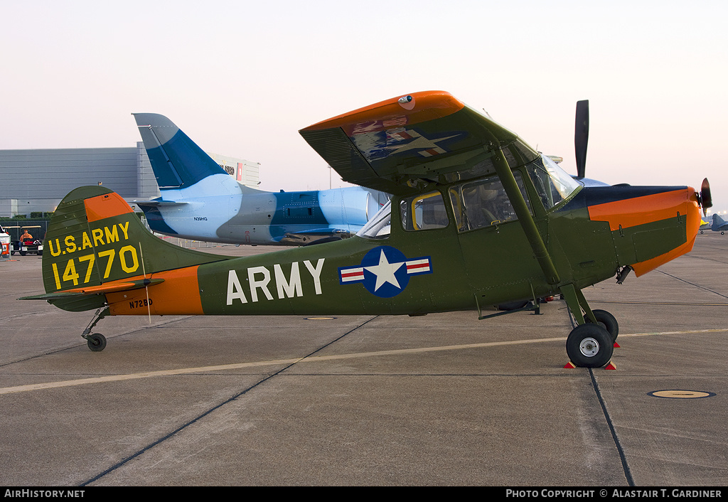 Aircraft Photo of N72BD / 14770 | Cessna O-1A Bird Dog | USA - Army | AirHistory.net #42260
